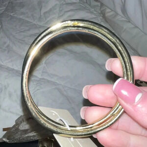 - CHICOS GOLDTONE DOUBLE BANGLE BRACELET